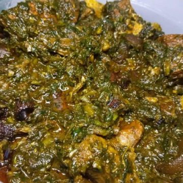 3 litres Bowl Afang soup with snail